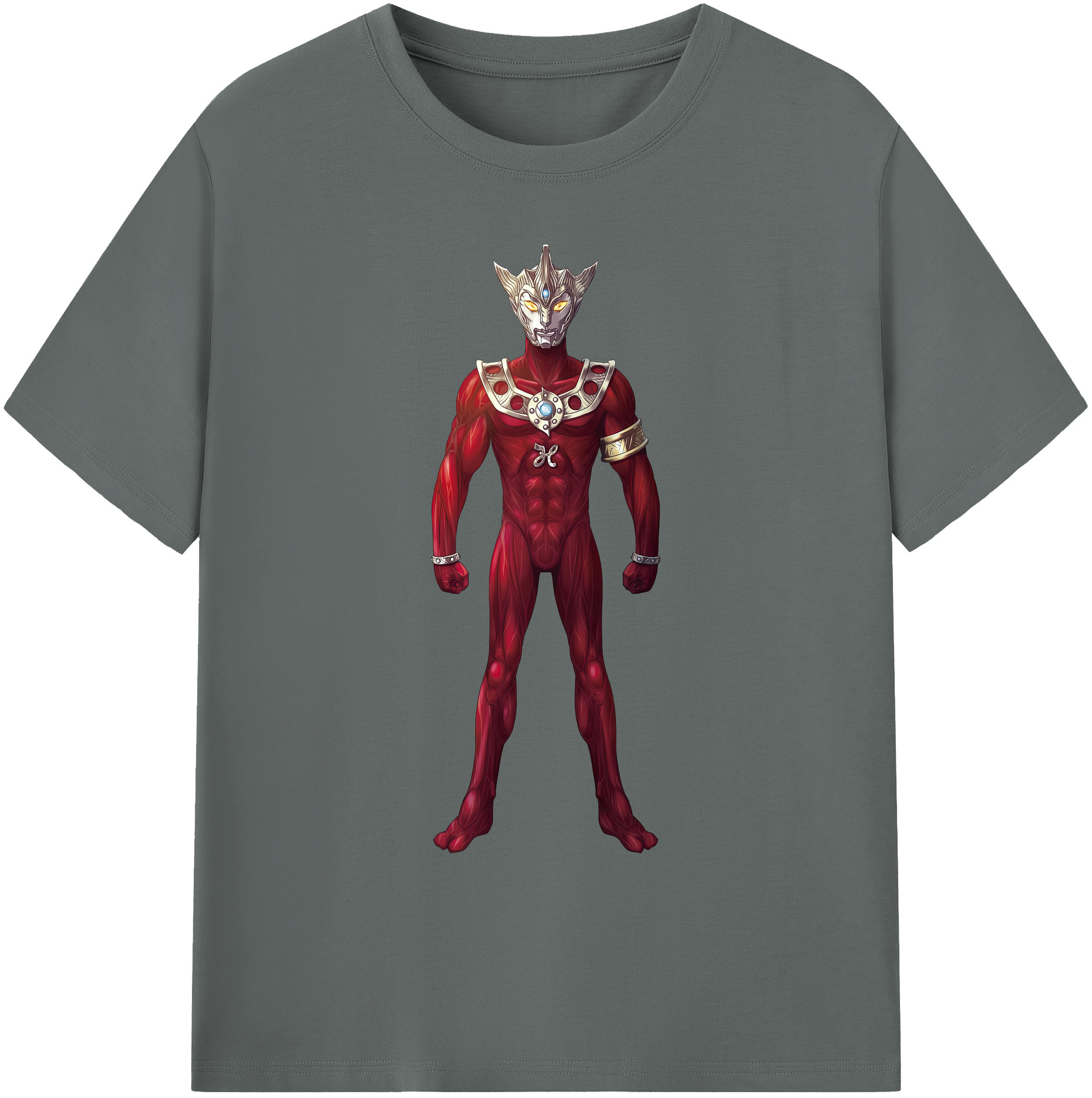 （画像用） ウルトラマン Ultraman 綿100％ メンズ半袖Tシャツ｜肌触りやわらか＆通気性